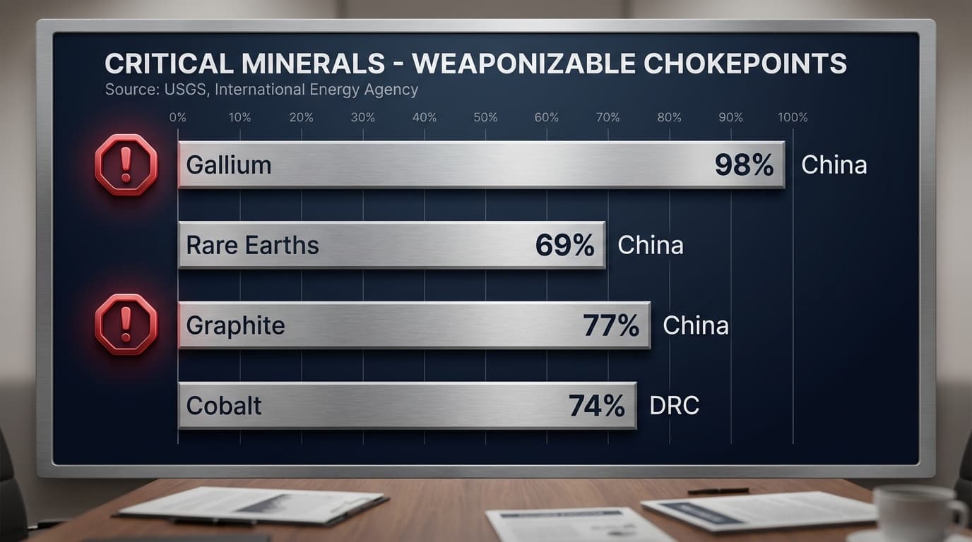 Critical Minerals: Weaponizable Chokepoints