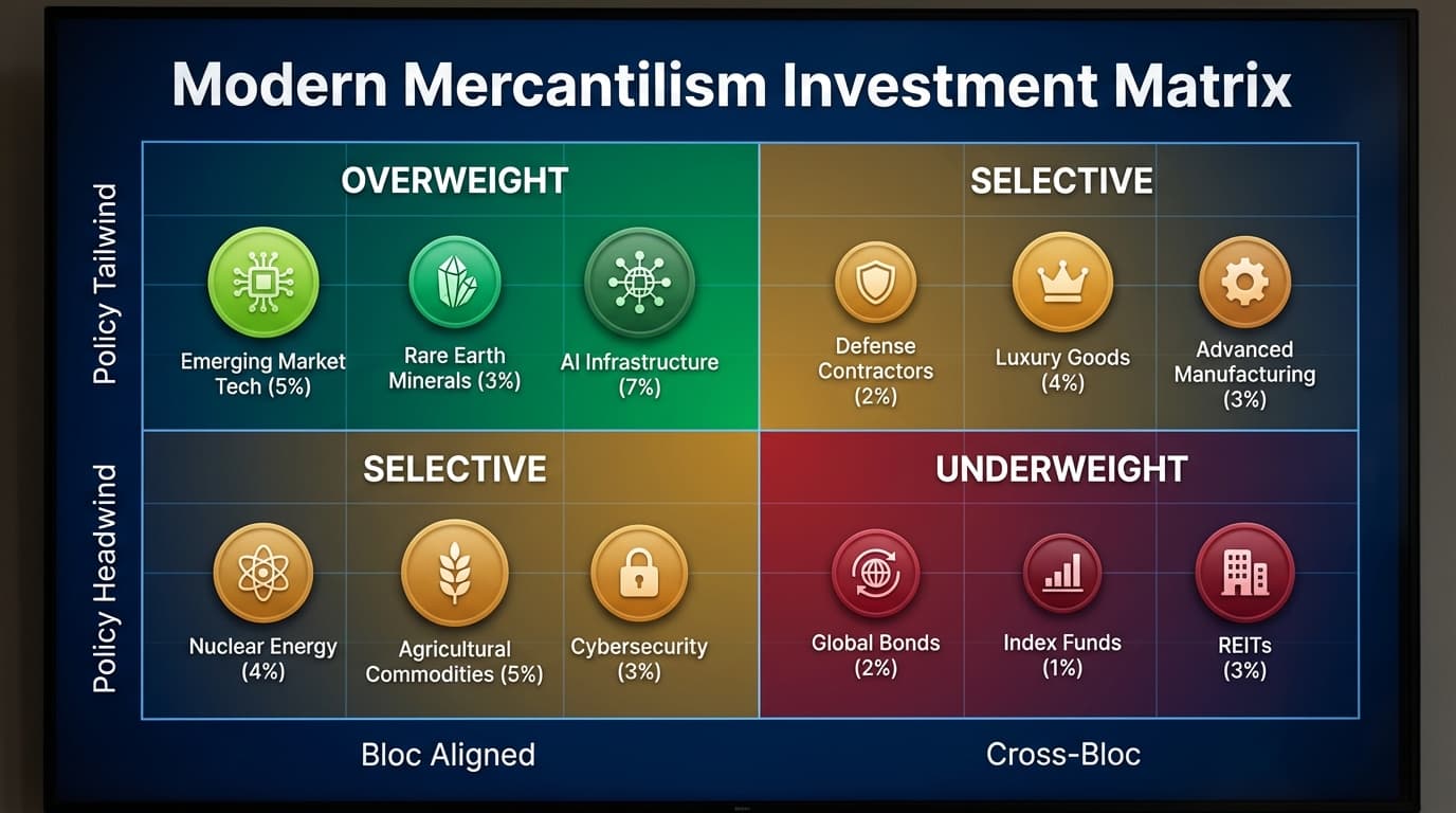 Investment Allocation Matrix for Modern Mercantilism